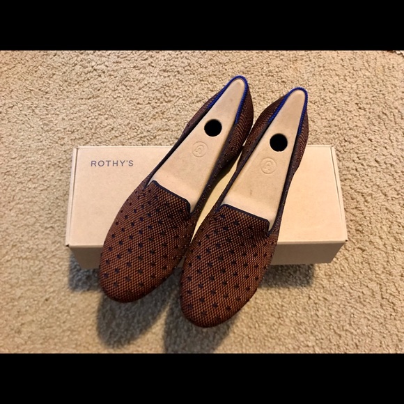 *Limited Edition* Rothy's The Loafer Sienna Dot SIZE: 10.5 - Picture 1 of 9
